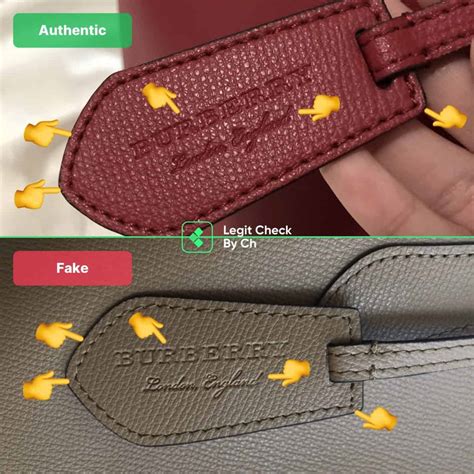 purse burberry tag real vs fake made in|how to spot a fake burberry bag.